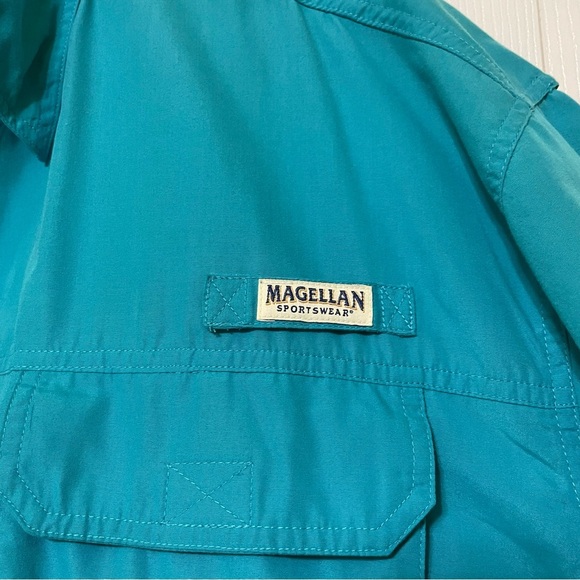 Magellan Fish Gear Blue Men's Shirt Size 3XL Relaxed Fit - Picture 4 of 15